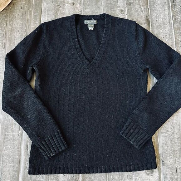 Banana Republic Wool Blend Black Sweater - Picture 1 of 4